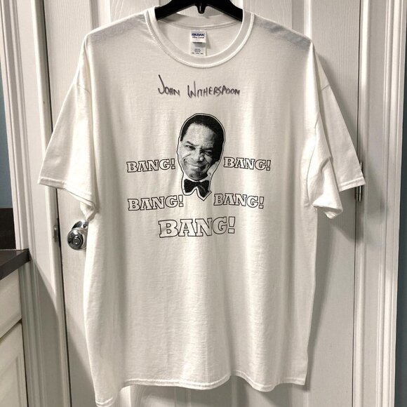 Vintage John Witherspoon Autographed BANG! Retro T-Shirt 2XL - Picture 4 of 4